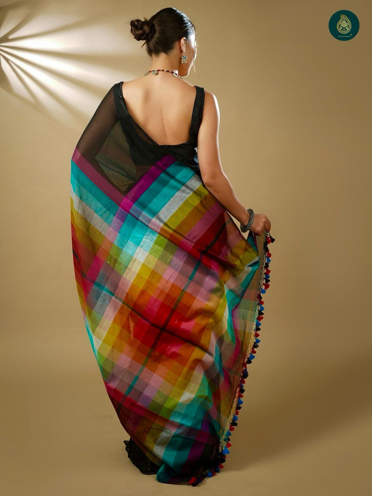 Trending Mul Mul Cotton Rainbow Sarees