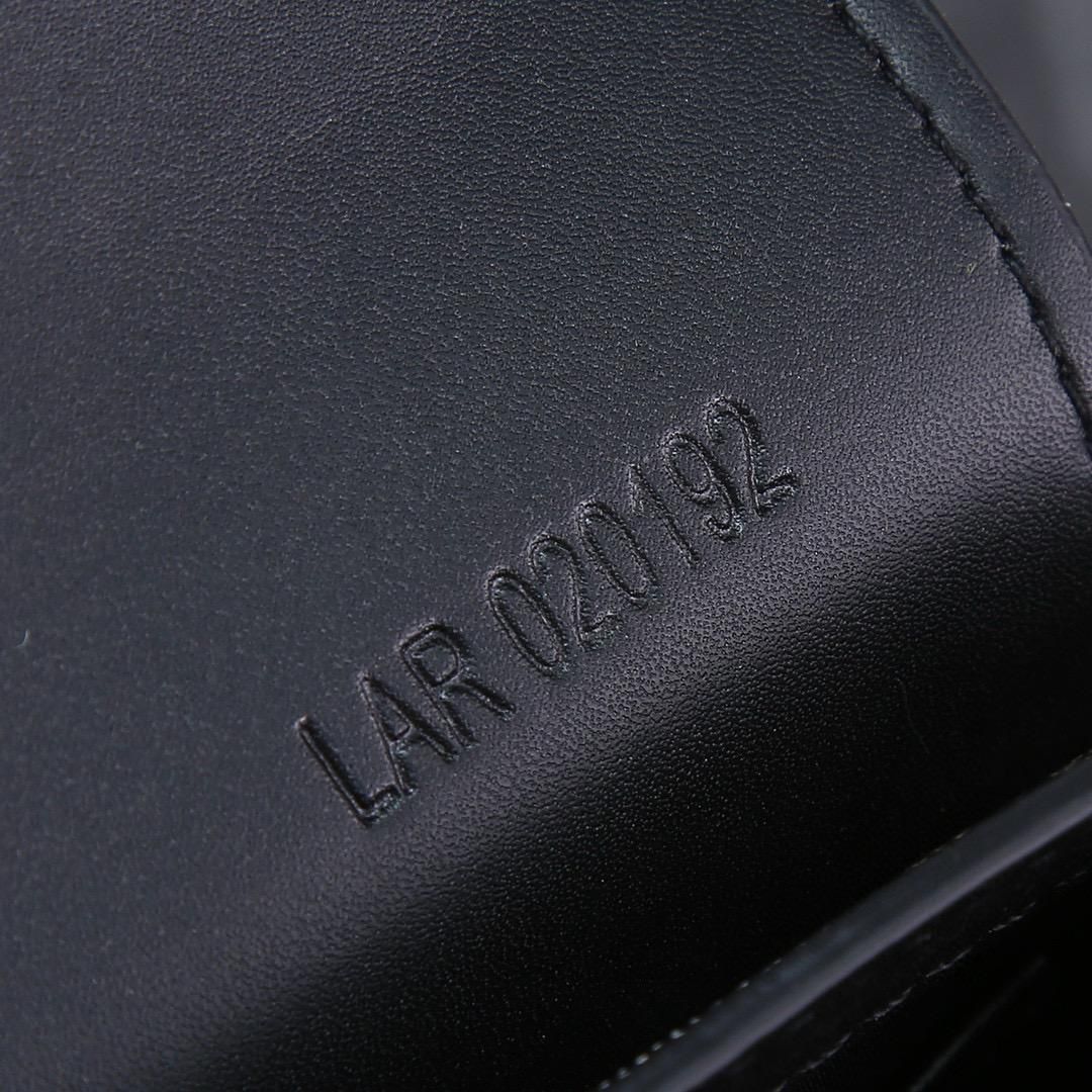 Goyard Saïgon structured top handle bag in black