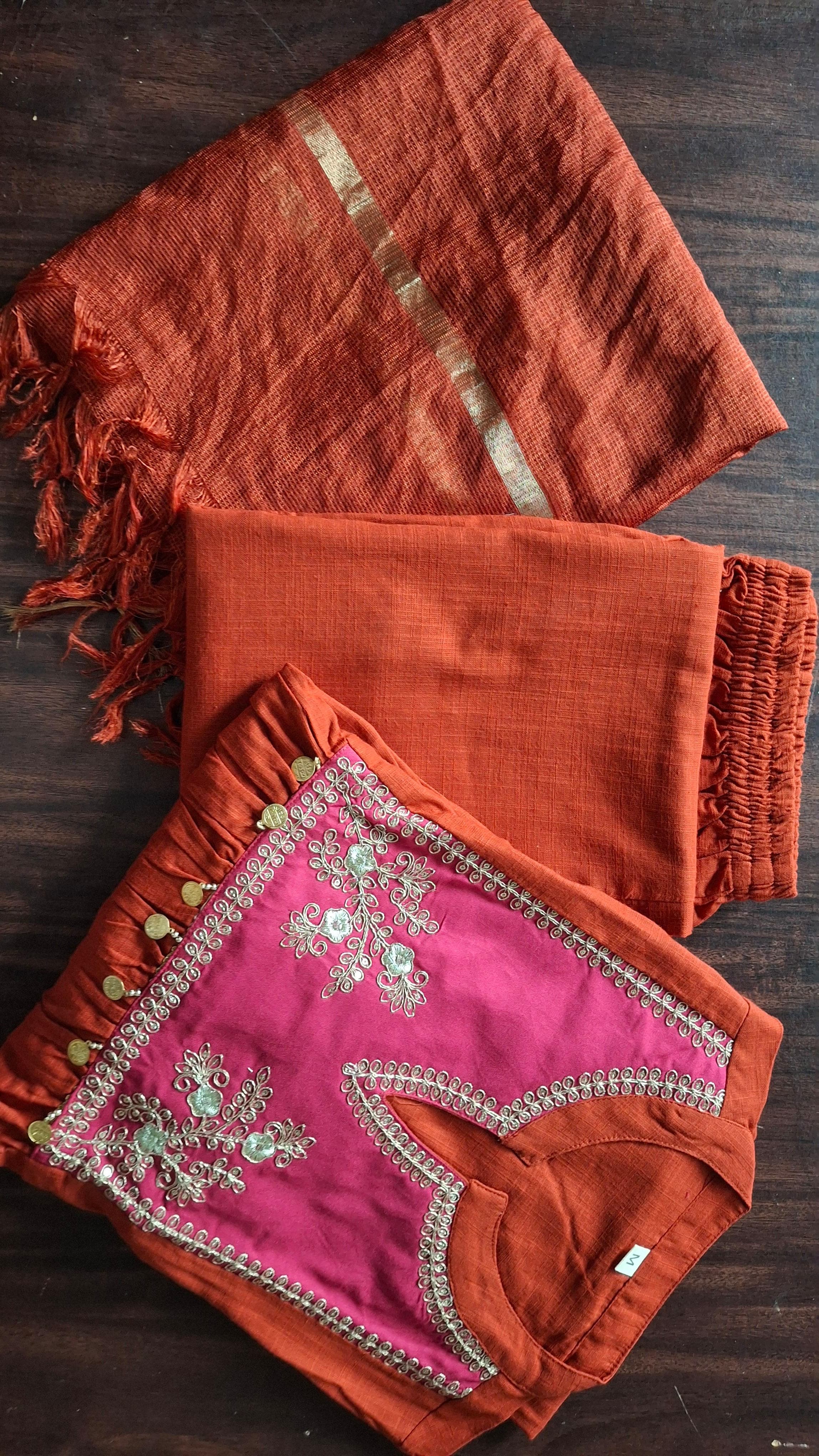 Anarkali Kurti Pant Dupatta