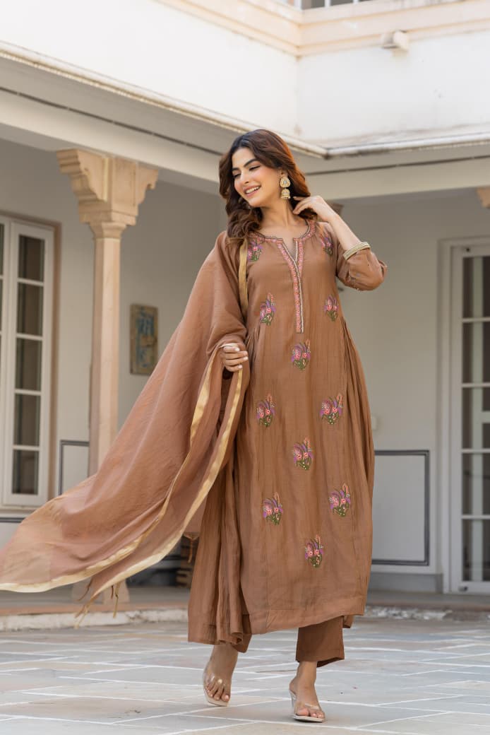 3 pc beautiful cotton mal mal  suit set