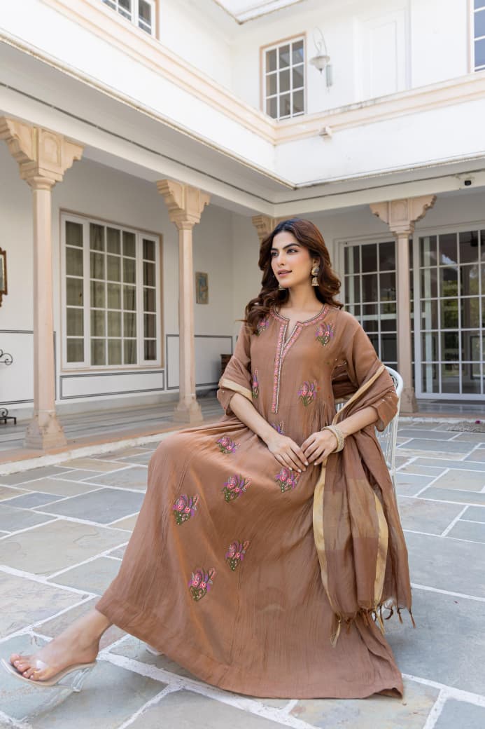 3 pc beautiful cotton mal mal  suit set