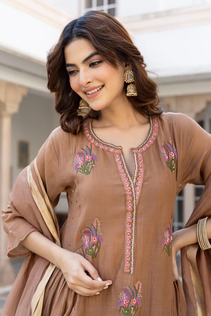 3 pc beautiful cotton mal mal  suit set